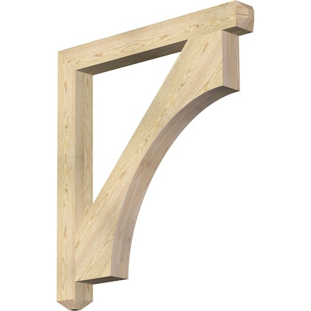 Ekena Millwork Westlake Craftsman Rough Sawn Bracket, Douglas Fir, 4"W x 38"D x 42"H BKT04X38X42WTL04RDF